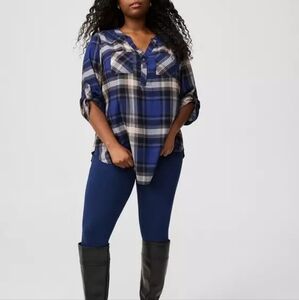 Torrid Harper 3/4 Sleeve Pullover Tunic